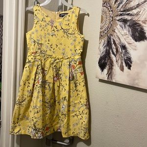Yellow flower dress